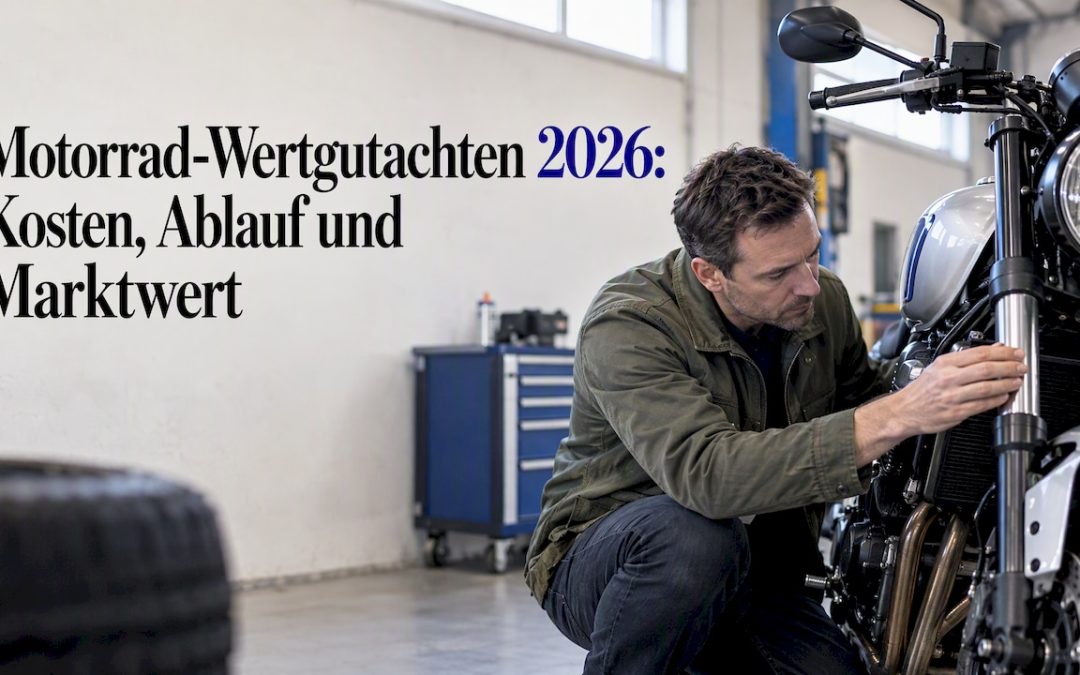 Motorrad-Wertgutachten 2026: Kosten, Ablauf, Marktwert
