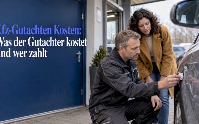 Kfz-Gutachten Kosten: Was der Gutachter kostet und wer zahlt